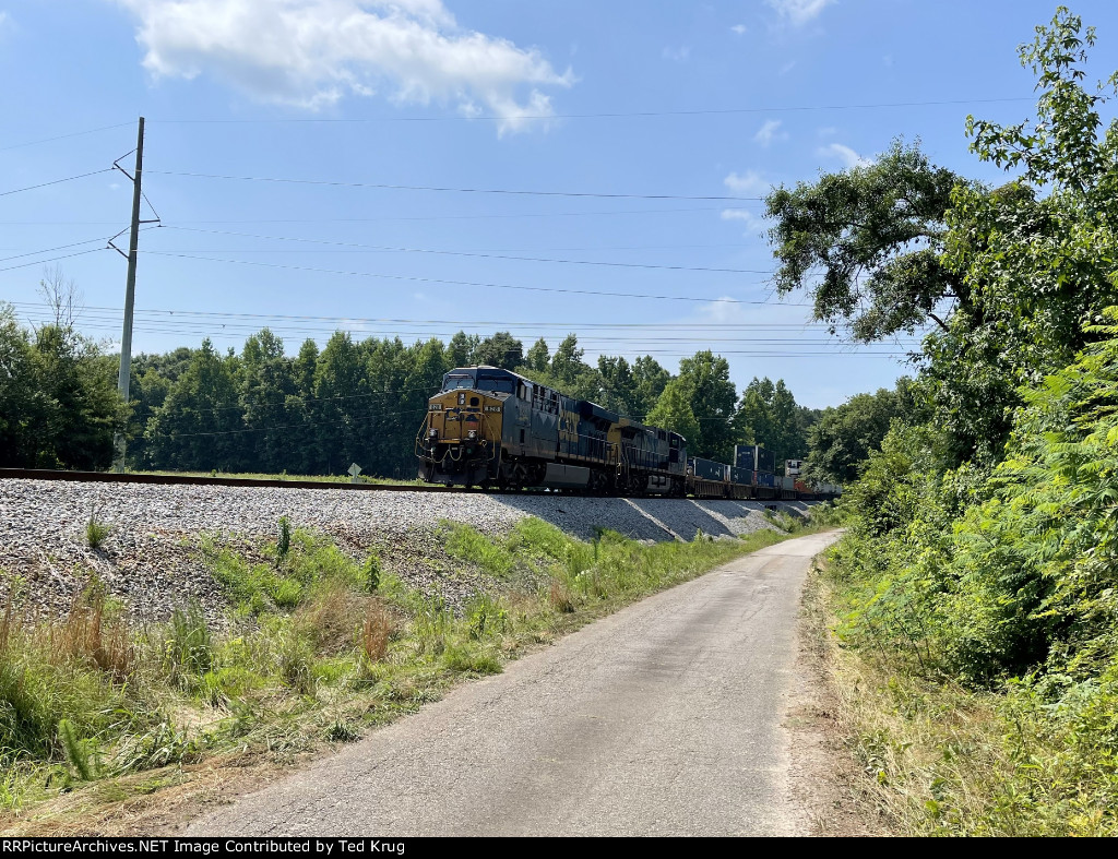 CSX 828 & 313